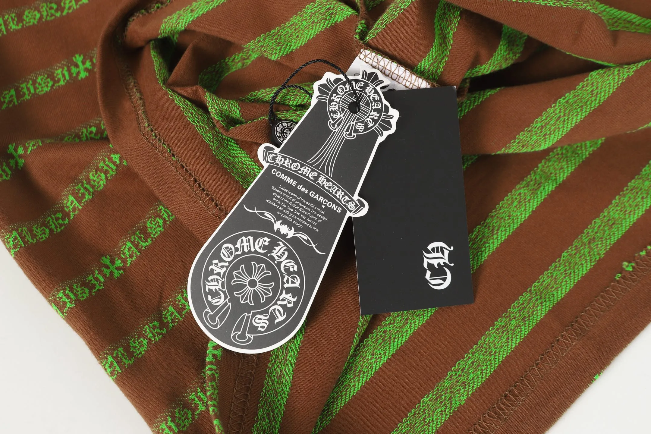 P190 -Chrome Hearts/Chrome Hearts 25ss season's popular striped yarn-dyed long-sleeved T-shirt -High weight, high density and high quality. The wool is soft, delicate and skin-friendly. It feels soft and silky. It has excellent warmth and skin-friendly properties.